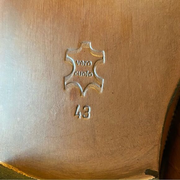 Kebo Men's Brown slip on Italian leather loafers dress shoes - 43/US 12 - Picture 11 of 11